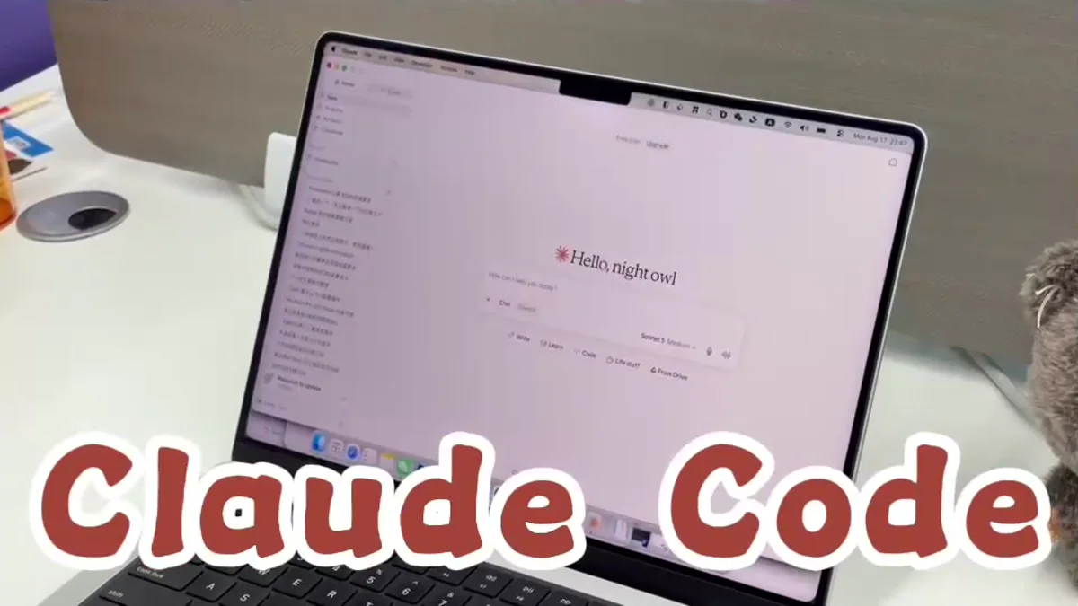 视频中的 Claude Code 界面